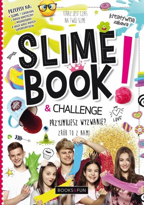 okładka Slime Book and Challenge książka | Kusz Jolanta