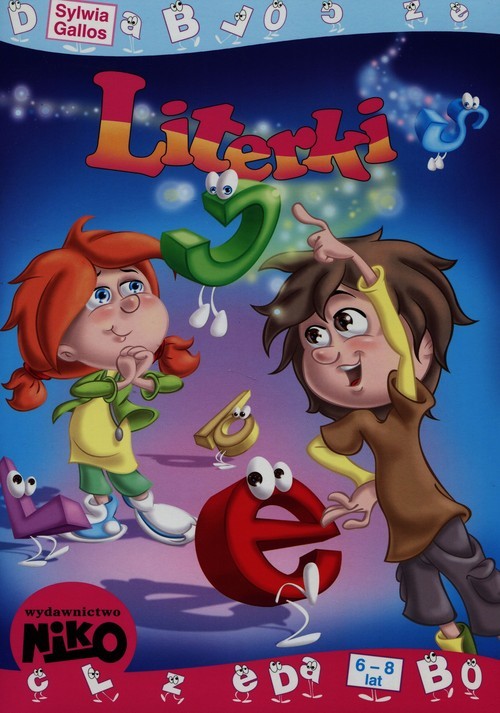 okładka Poznaję i utrwalam literki wiek 6-8 lat książka | Gallos Sylwia