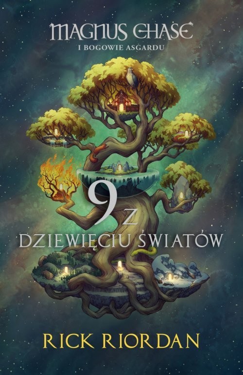 okładka 9 z dziewięciu światów książka | Rick Riordan