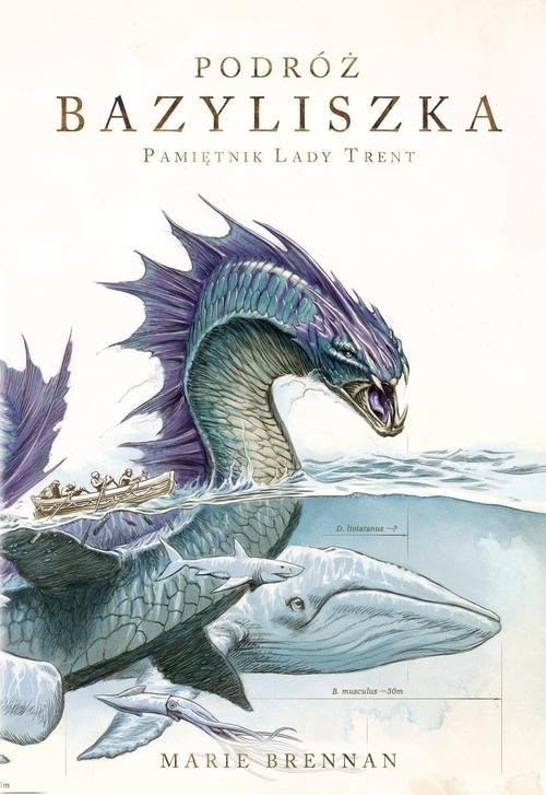 okładka Podróż Bazyliszka Pamiętnik Lady Trent książka | Marie Brennan