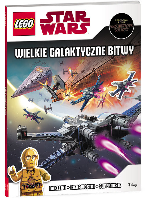 okładka Lego Star Wars Wielkie Galaktyczne Bitwy LSG-301 książka