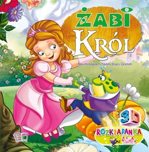 okładka Rozkładanka 3D Żabi król książka | Praca Zbiorowa