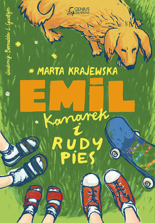 okładka Emil, kanarek i rudy pies książka | Marta Krajewska