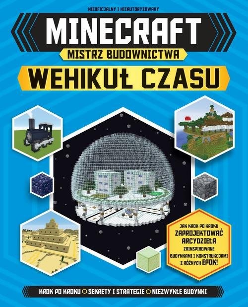 okładka Minecraft Mistrz budownictwa Wehikuł czasu książka