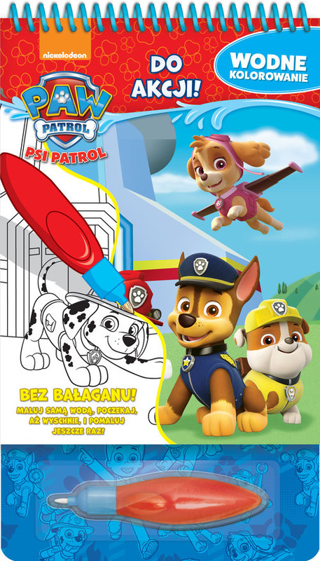 okładka Psi Patrol Wodne kolorowanie cz 1 Do akcji! książka | Opracowania Zbiorowe