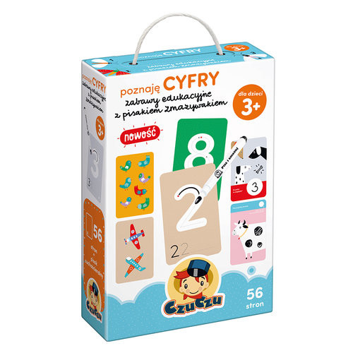 okładka Poznaję cyfry Zabawy edukacyjne z pisakiem zmazywakiem książka