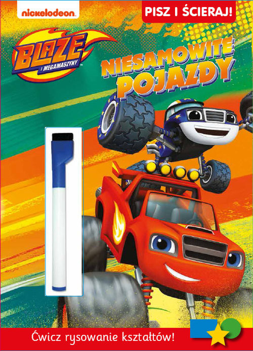 okładka Blaze i megamaszyny Pisz i ścieraj książka