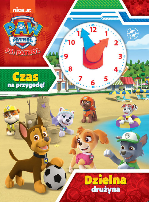 okładka Psi Patrol Czas na przygodę Dzielna drużyna książka