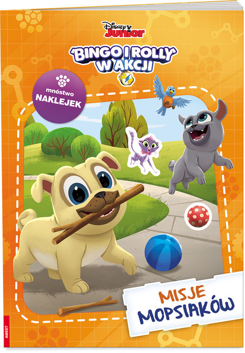 okładka Bingo i Rolly w akcji Misje Mopsiaków PAD-9102 książka | Opracowania Zbiorowe