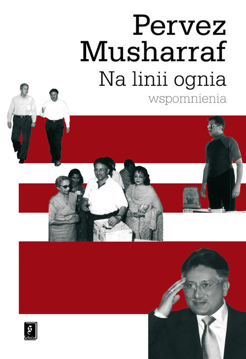 okładka Na linii ognia Wspomnienia książka | Musharraf Pervez