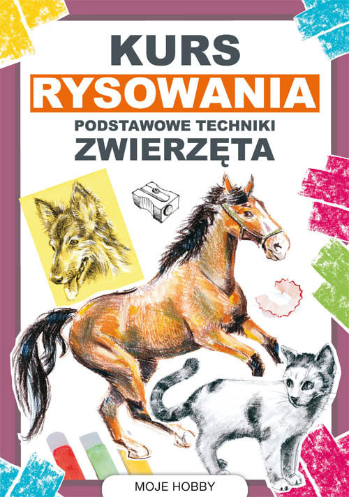 okładka Kurs rysowania Podstawowe techniki Zwierzęta książka | Mateusz Jagielski