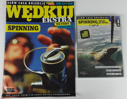 okładka Wędkuj. Przynęty i patenty. Tom 22 + film. Spinning Złów całą kolekcję. Zwyczaje ryb. Metody. Sprzęt. Łowiska (Kolekcja Edipresse) książka
