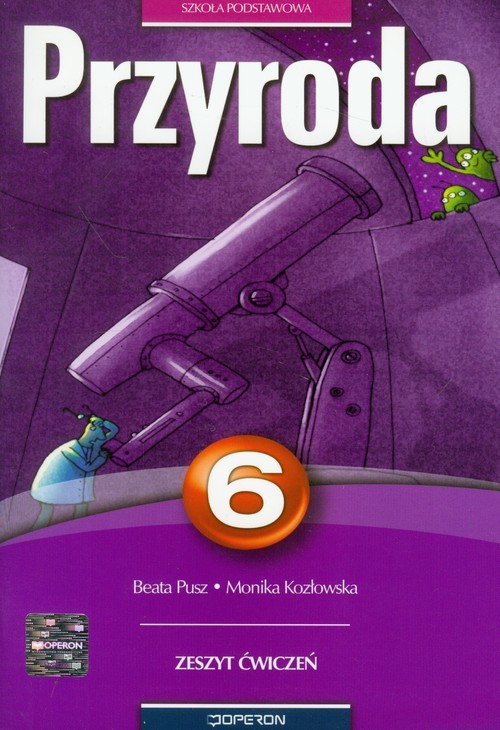 okładka Przyroda 6 Zeszyt ćwiczeń Szkoła podstawowa książka | Beata Pusz, Monika Kozłowska