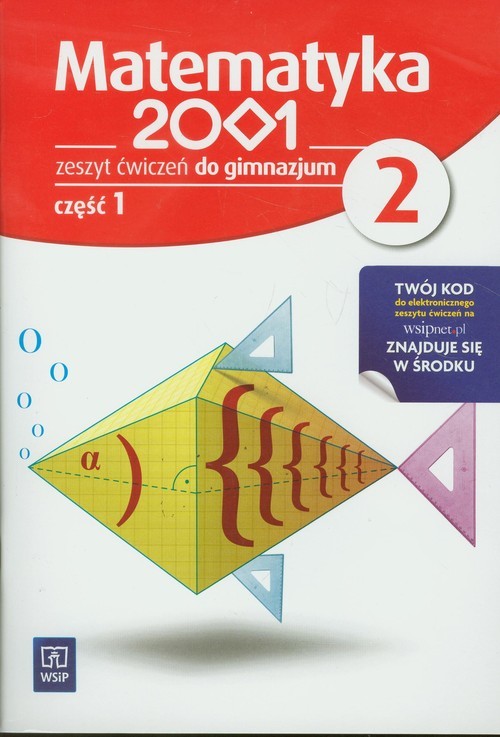 okładka Matematyka 2001 2 Zeszyt ćwiczeń część 1 gimnazjum książka | Praca Zbiorowa