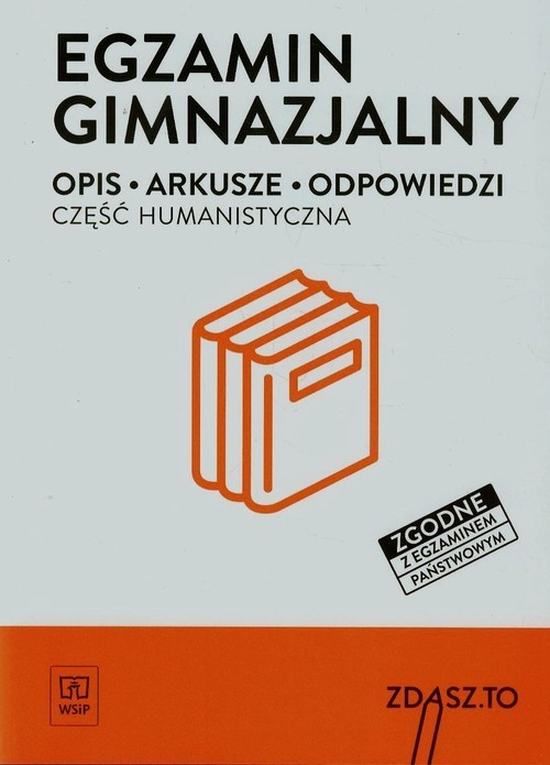 okładka Egzamin gimnazjalny Część humanistyczna Opis Arkusze Odpowiedzi książka