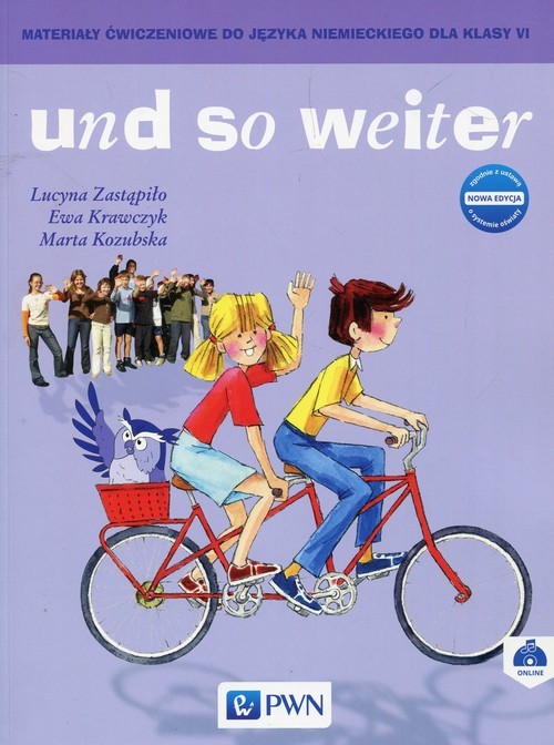 okładka und so weiter Materiały ćwiczeniowe do języka niemieckiego dla klasy VI Szkoła podstawowa książka | Marta Kozubska, Ewa Krawczyk, Lucyna Zastąpiło