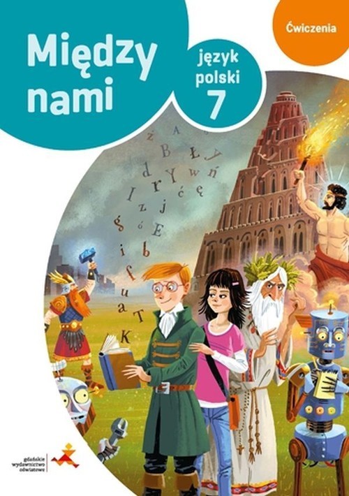 okładka Język polski 7 Między nami Ćwiczenia Wersja B Szkoła podstawowa książka