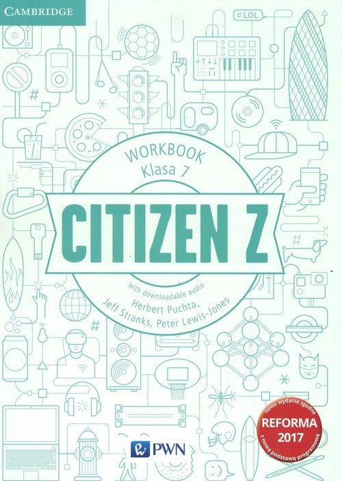 okładka Citizen Z 7 Workbook Szkoła podstawowa książka | Herbert Puchta, Jeff Stranks, Peter Lewis-Jones