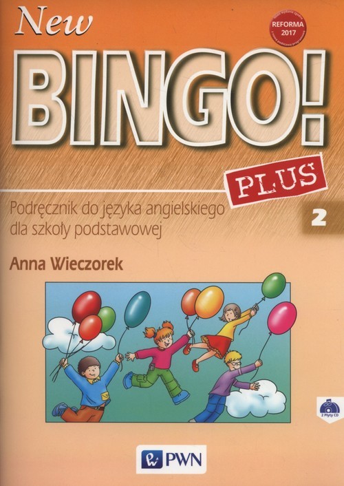okładka New Bingo! 2 Plus Podręcznik + CD Szkoła podstawowa książka | Anna Wieczorek