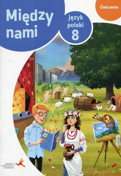 okładka Między nami Język polski 8 Ćwiczenia Wersja B Szkoła podstawowa książka | Agnieszka Łuczak, Anna Murdzek