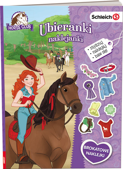 okładka Schleich Horse Club Ubieranki naklejanki SDU-8401 książka