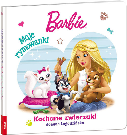 okładka Barbie Moje rymowanki Kochane zwierzaki HOPS-1101 książka | Joanna Łagodzińska