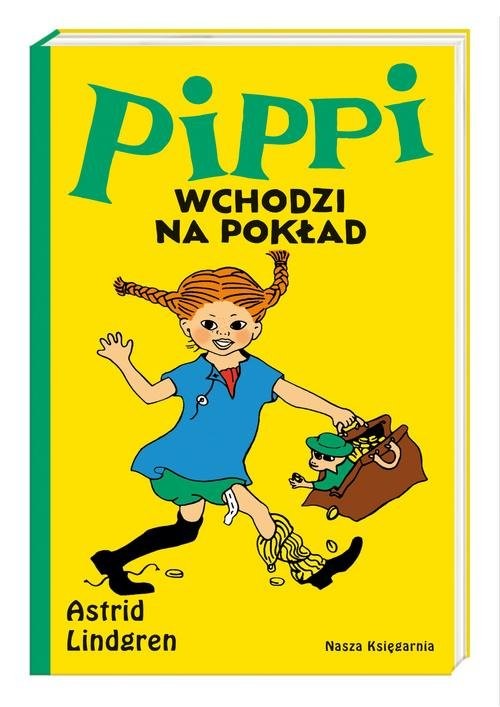 okładka Pippi wchodzi na pokład książka | Astrid Lindgren
