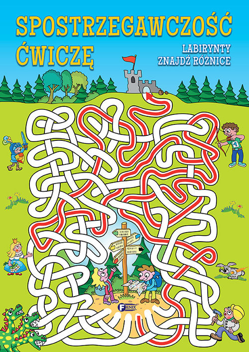 okładka Spostrzegawczość ćwiczę Labirynty znajdź różnice książka