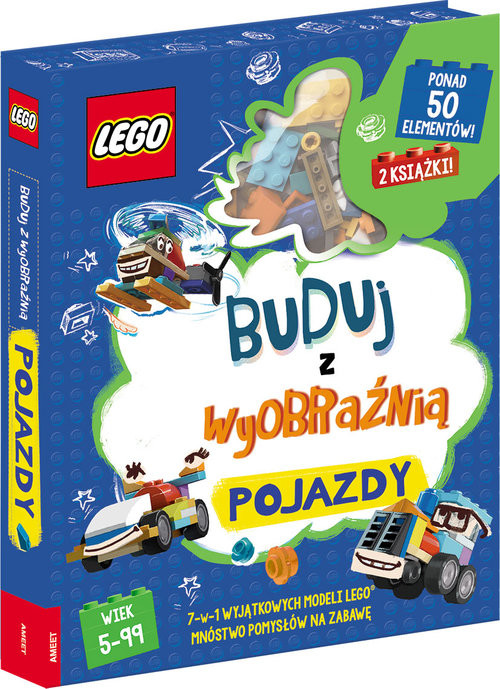 okładka Lego Iconic Buduj z wyobraźnią Pojazdy Z LRB-6601 książka