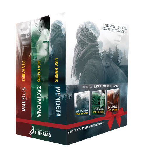 okładka Pakiet Akta Nikki Boyd książka | Lisa Harris