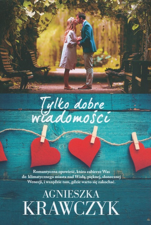 okładka Tylko dobre wiadomości Wielkie Litery książka | Agnieszka Krawczyk