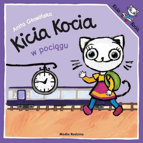 okładka Kicia Kocia w pociągu książka | Anita Głowińska