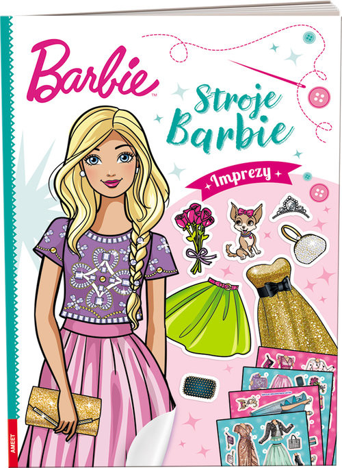 okładka Barbie Stroje Imprezy książka