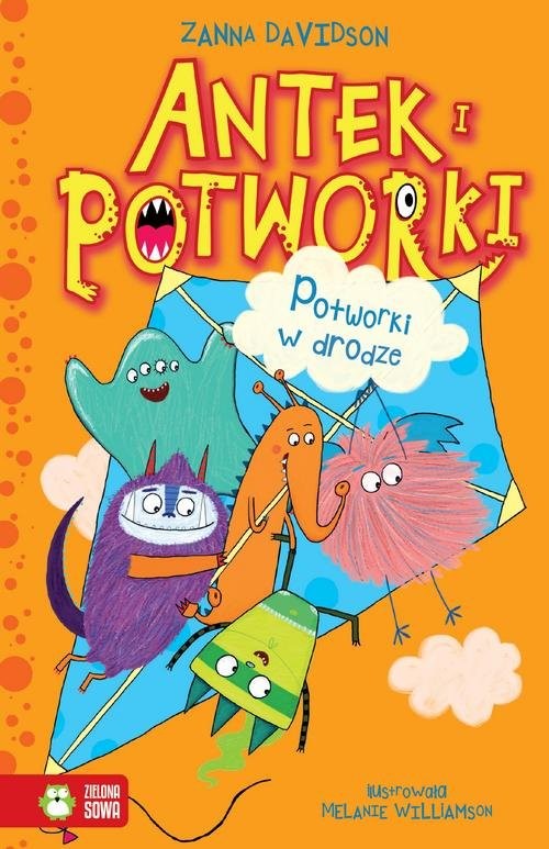 okładka Antek i potworki Potworki w drodze Tom 6 książka | Zanna Davidson