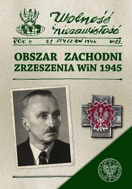 okładka Obszar Zachodni Zrzeszenia WiN 1945 książka
