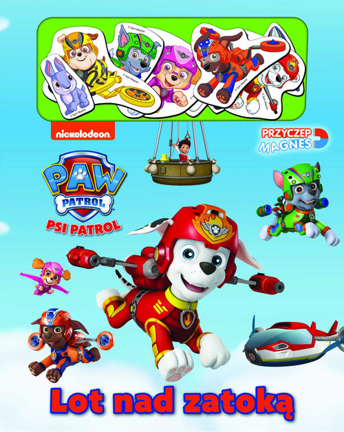 okładka Psi Patrol Przyczep magnes! nr 2  Lot nad zatoką książka