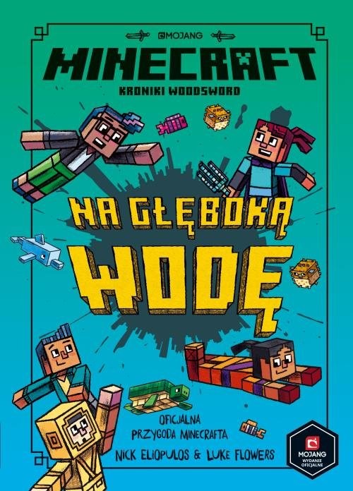 okładka Minecraft Na głęboką wodę książka | Elioplaos Nick