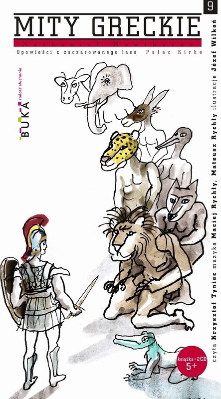 okładka Mity greckie 9 Pałac Kirke + 2 CD książka | Nathaniel Hawthorne