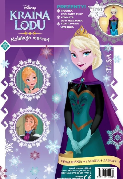 okładka Kraina Lodu 3 Kolekcja marzeń książka