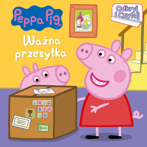 okładka Peppa Pig Odkryj i czytaj Ważna przesyłka książka | Opracowania Zbiorowe