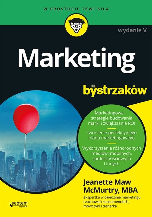 okładka Marketing dla bystrzaków książka | McMurtry Jeanette