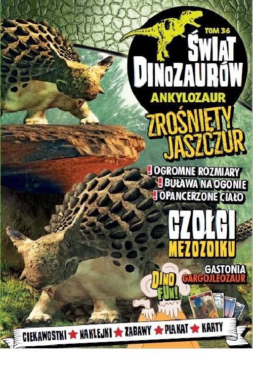okładka Świat Dinozaurów 36 ANKYLOZAUR książka