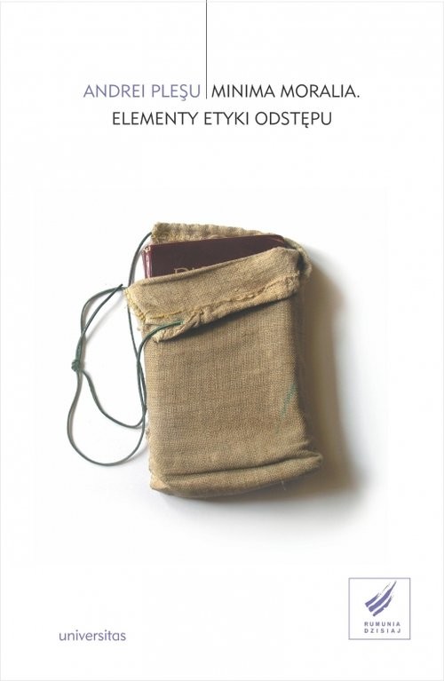 okładka Minima moralia Elementy etyki odstępu książka | Andrei Pleşu