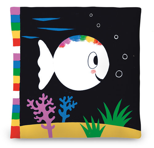 okładka Moja pierwsza rybka Książeczka sensoryczna książka | Guido van Genechten