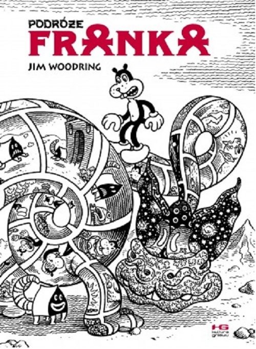 okładka Podróże Franka książka | Jim Woodring