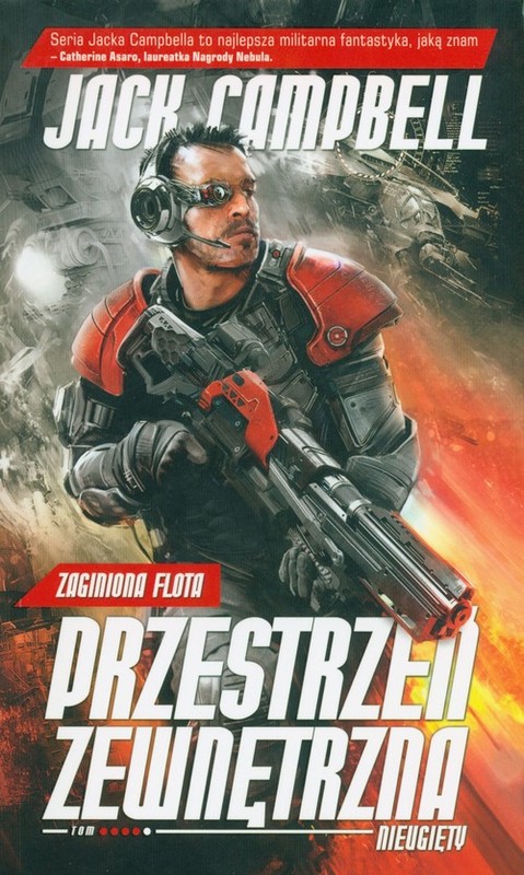 okładka Zaginiona flota Przestrzeń zewnętrzna 4 Nieugięty książka | Jack Campbell