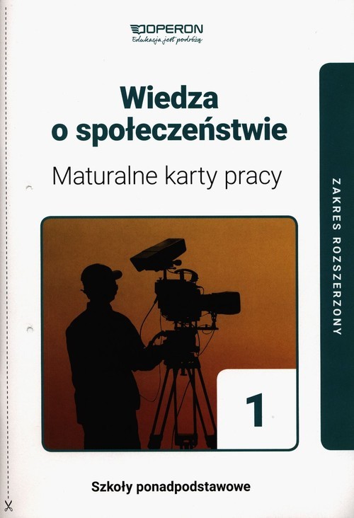 okładka Maturalne karty pracy Wiedza o społeczeństwie 1 Zakres rozszerzony Szkoła ponadpodstawowa książka | Iwona Walendziak, Mikołaj Walczyk