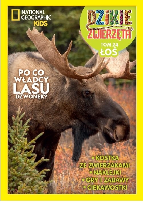 okładka Dzikie Zwierzęta Tom 24 Łoś książka