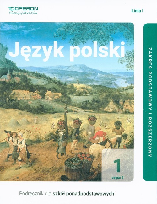 okładka Język polski 1 Podręcznik Część 2 Linia I. Zakres podstawowy i rozszerzony Szkoły ponadpodstawowe książka | Urszula Jagiełło, Magdalena Steblecka-Jankowska, Renata Janicka-Szyszko