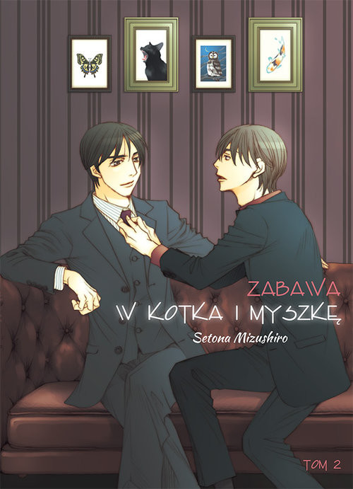 okładka Zabawa w kotka i myszkę 2 książka | Mizushiro Setona